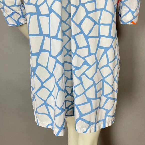 Desigual Shirt Dress Tunic Mini Rainbow Print Abstract Colorful Sz 40 US Medium - Picture 11 of 16